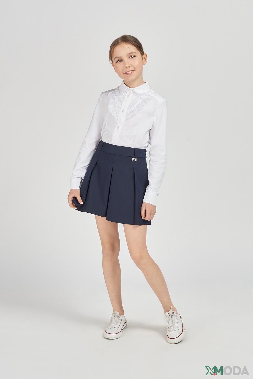 Юбка Choupette плиссированная тёмно-синяя