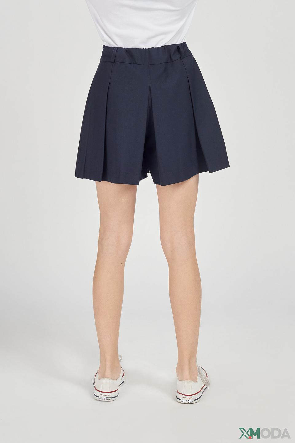 Юбка Choupette плиссированная тёмно-синяя