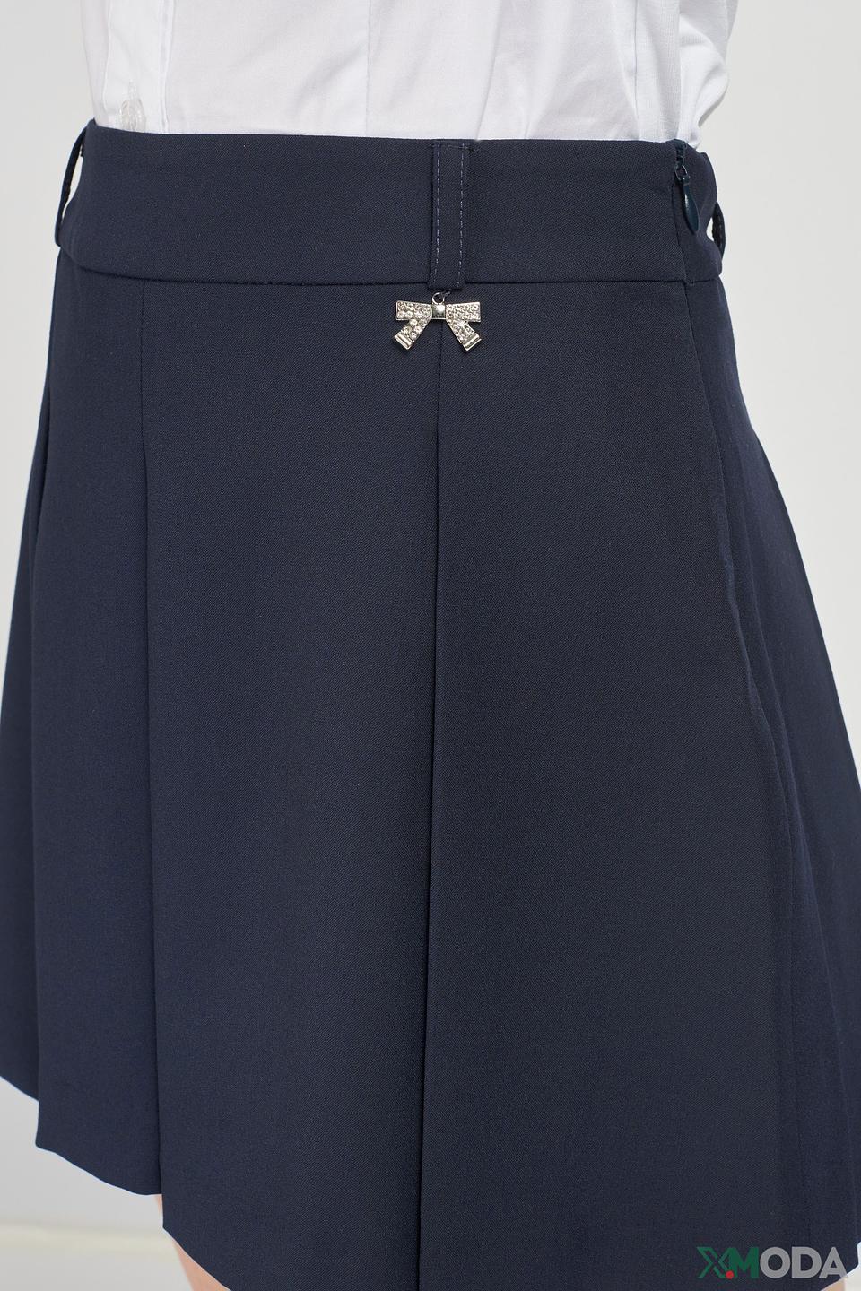 Юбка Choupette плиссированная тёмно-синяя