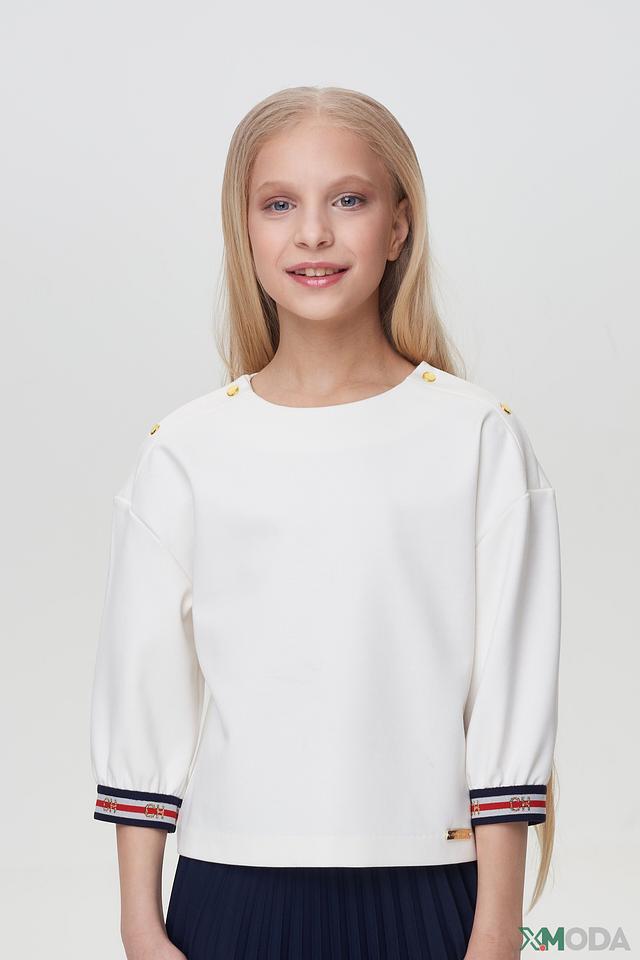 Блуза Choupette детская с золотыми пуговицами