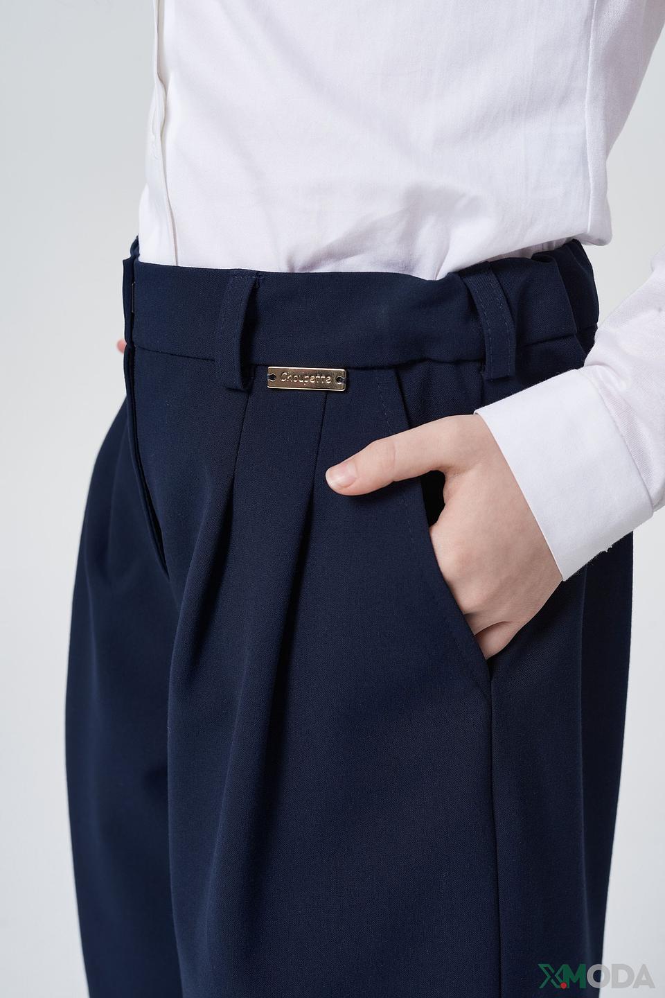 Брюки Choupette школьные темно-синие