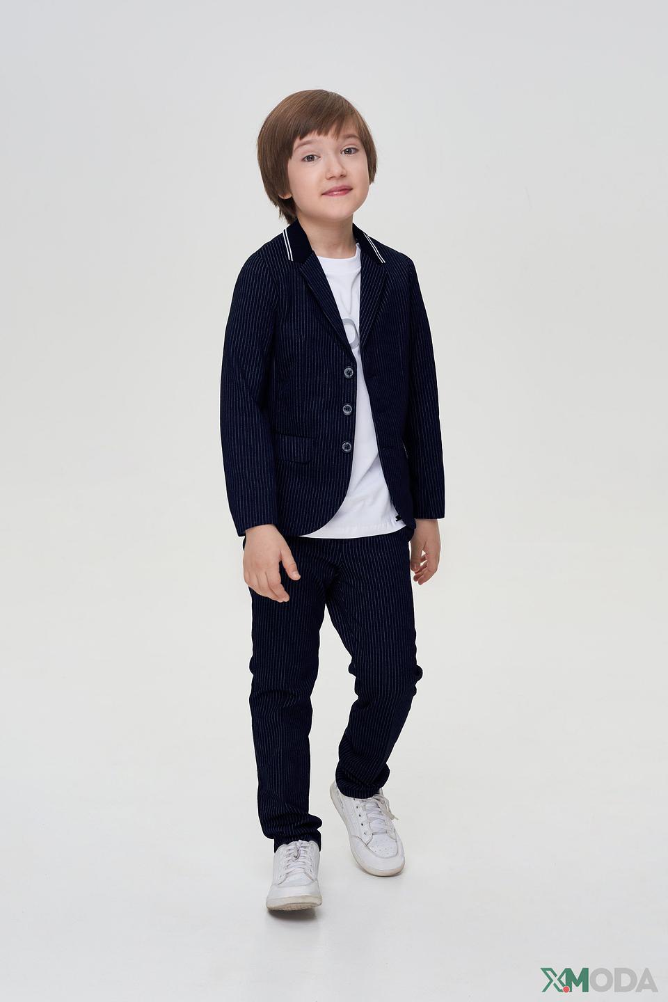 Брюки Choupette в полоску синие