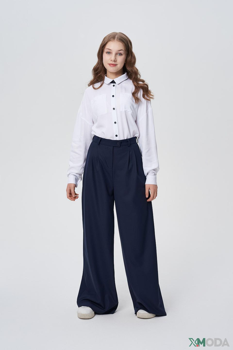 Брюки Choupette широкие тёмно-синие