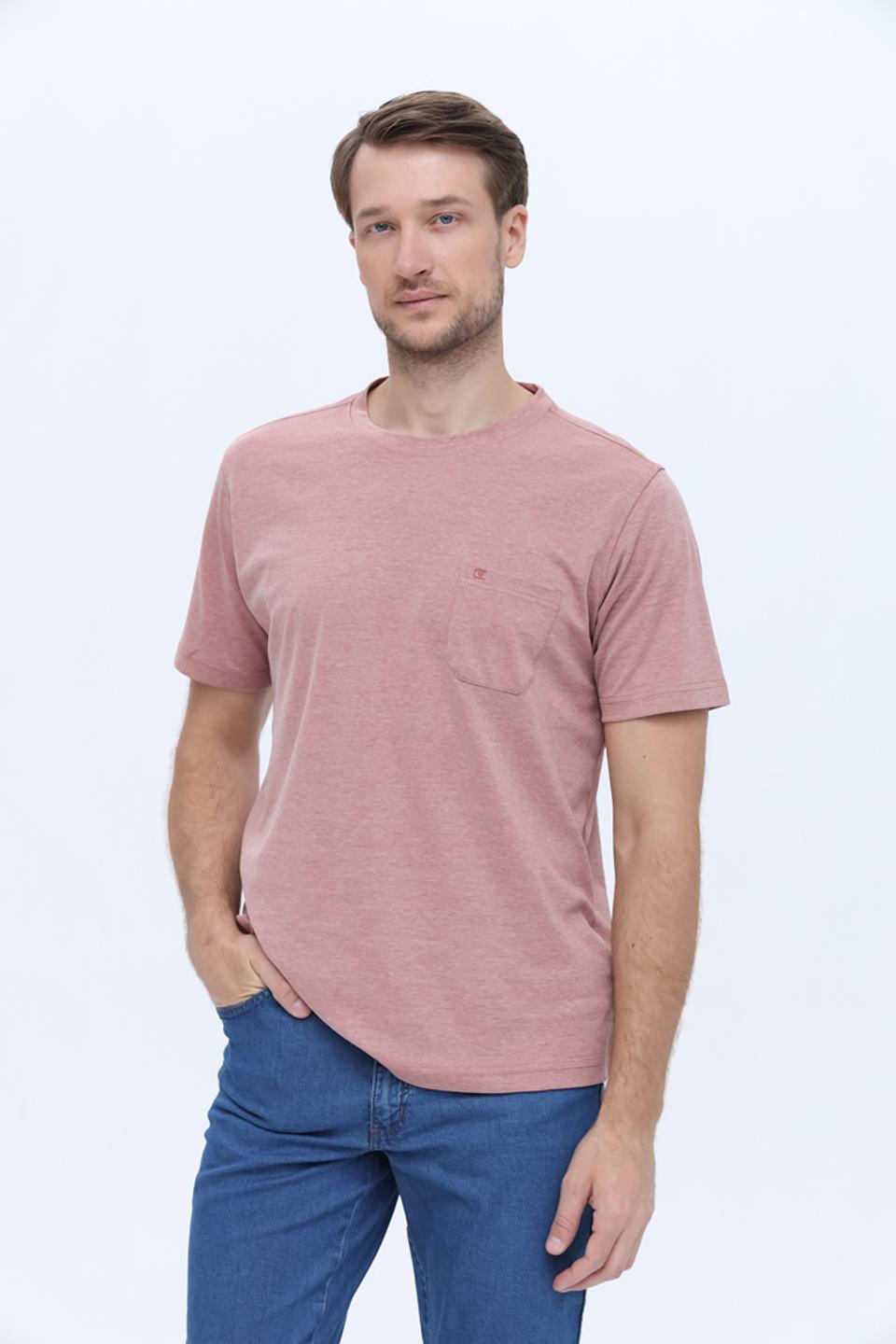 Футболка Casa Moda с карманом розовый