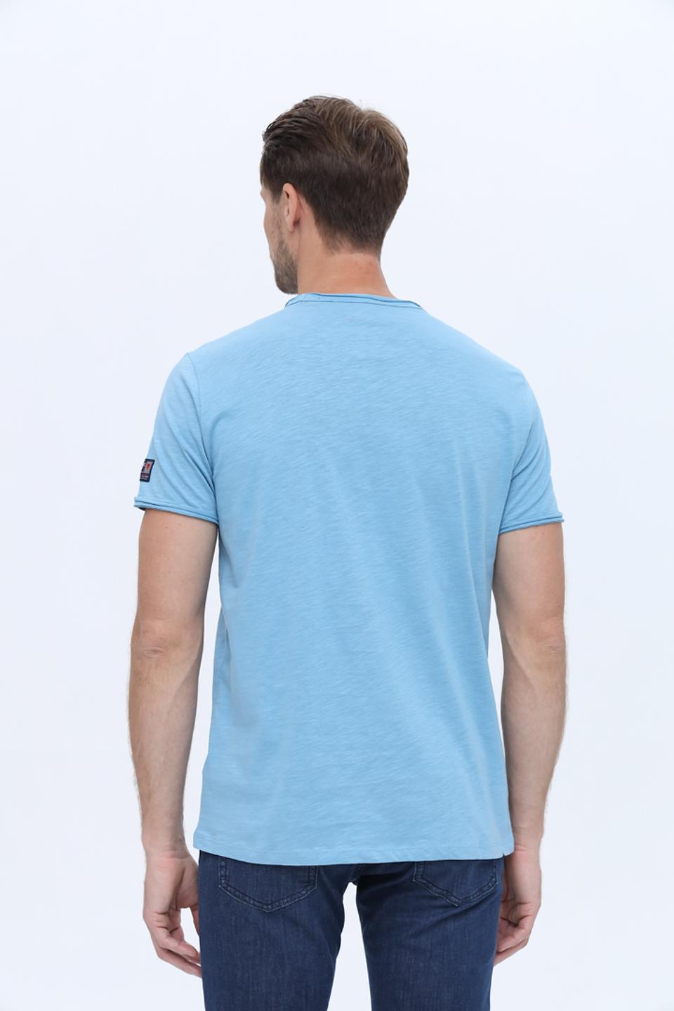 Футболка Time Zone голубая