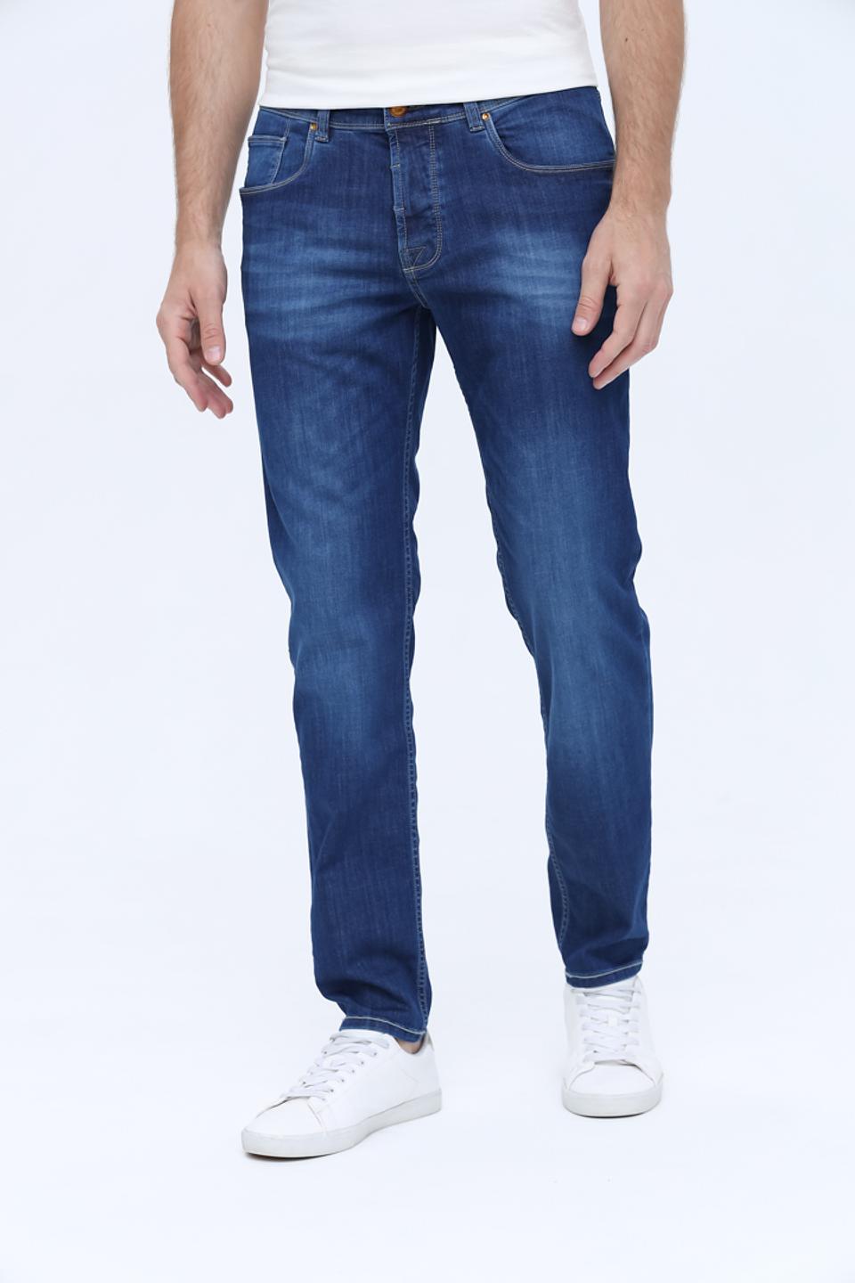 Джинсы Bugatti синие Slim Fit