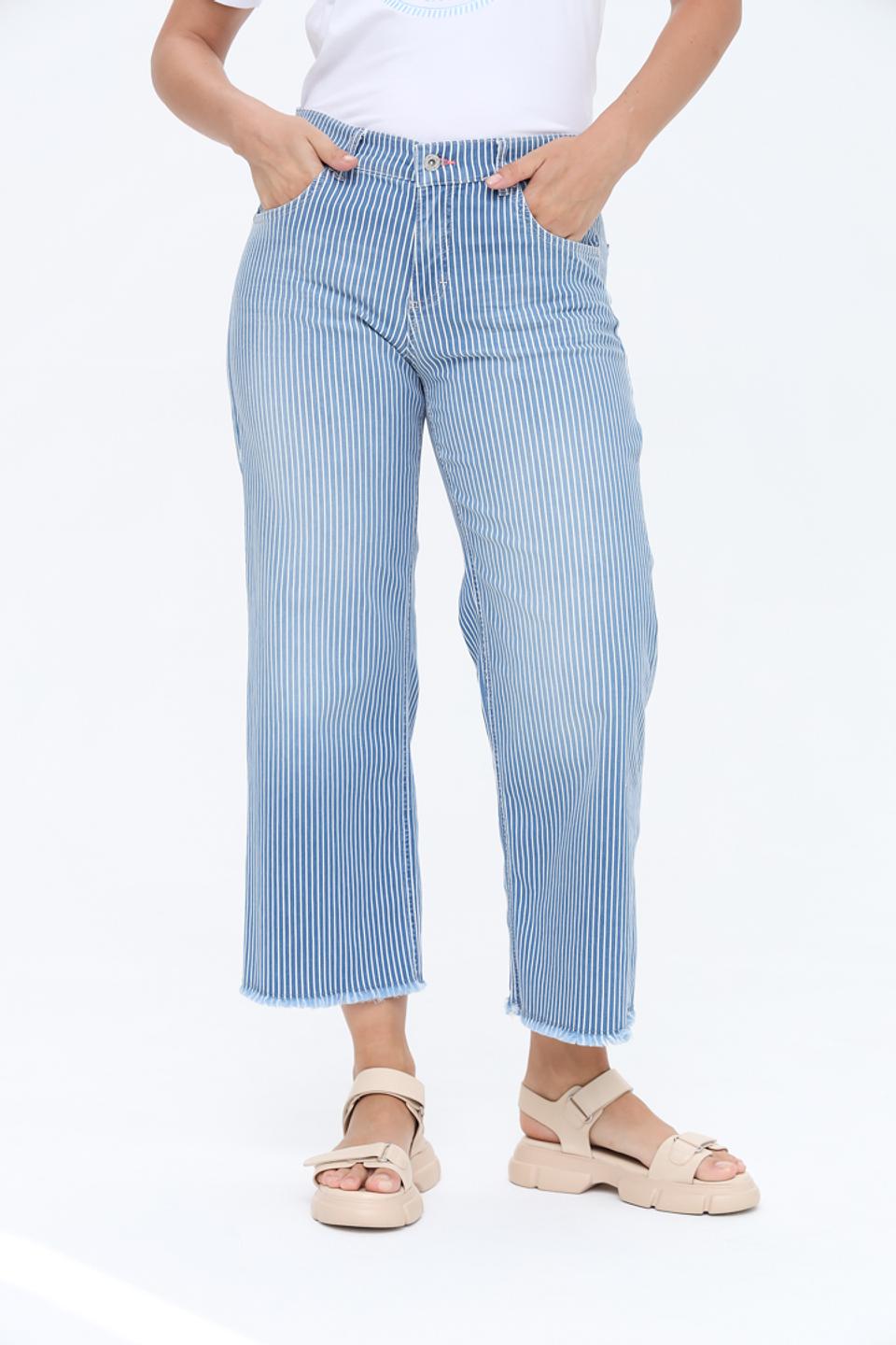 Джинсы Angels в полоску