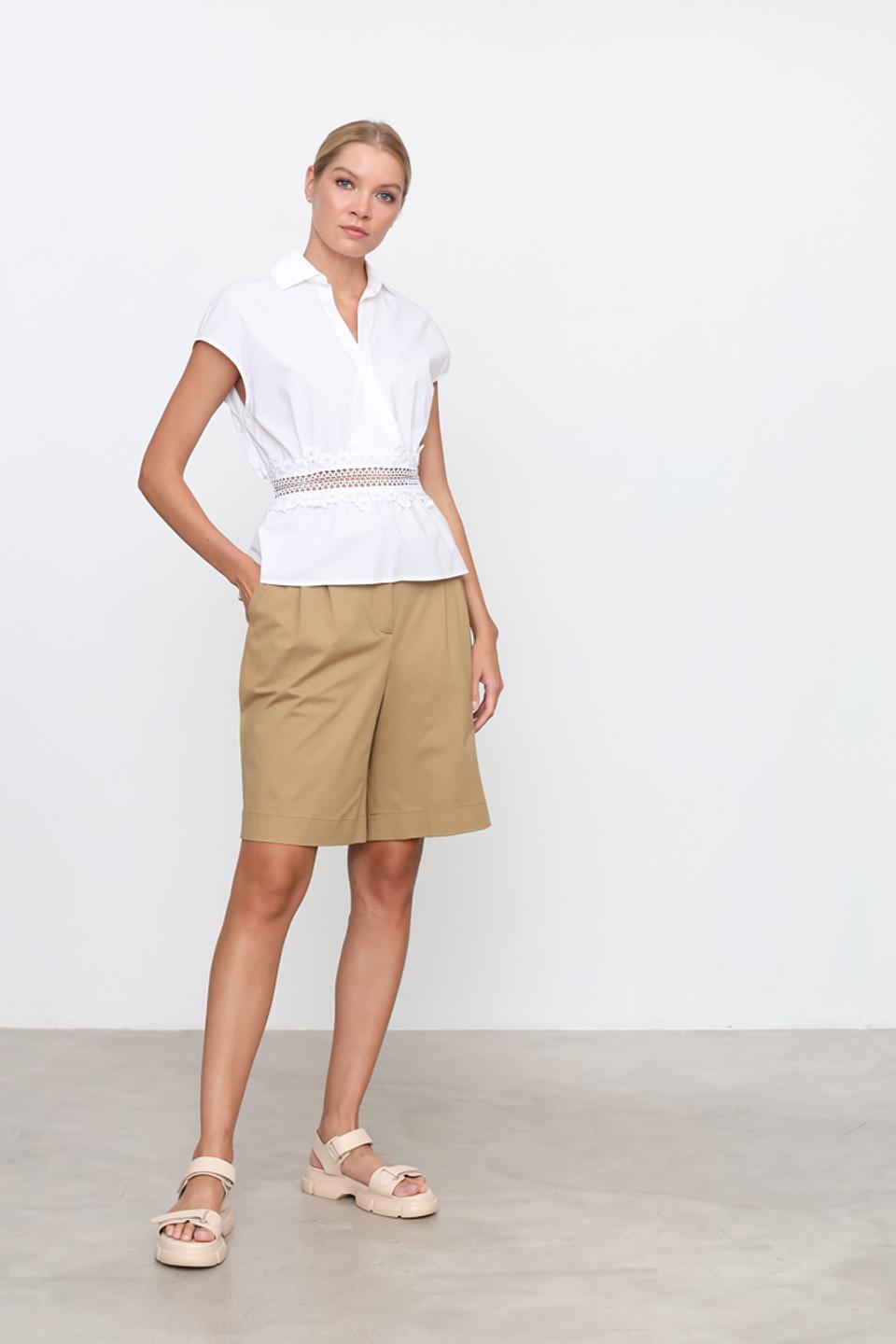 Шорты Circolo 1901 бежевые