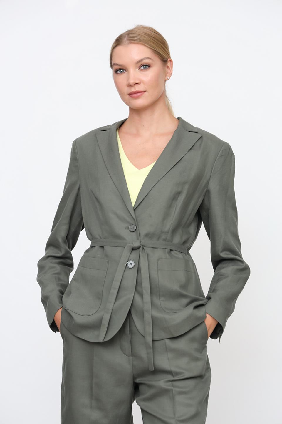 Жакет Gerry Weber хаки с поясом