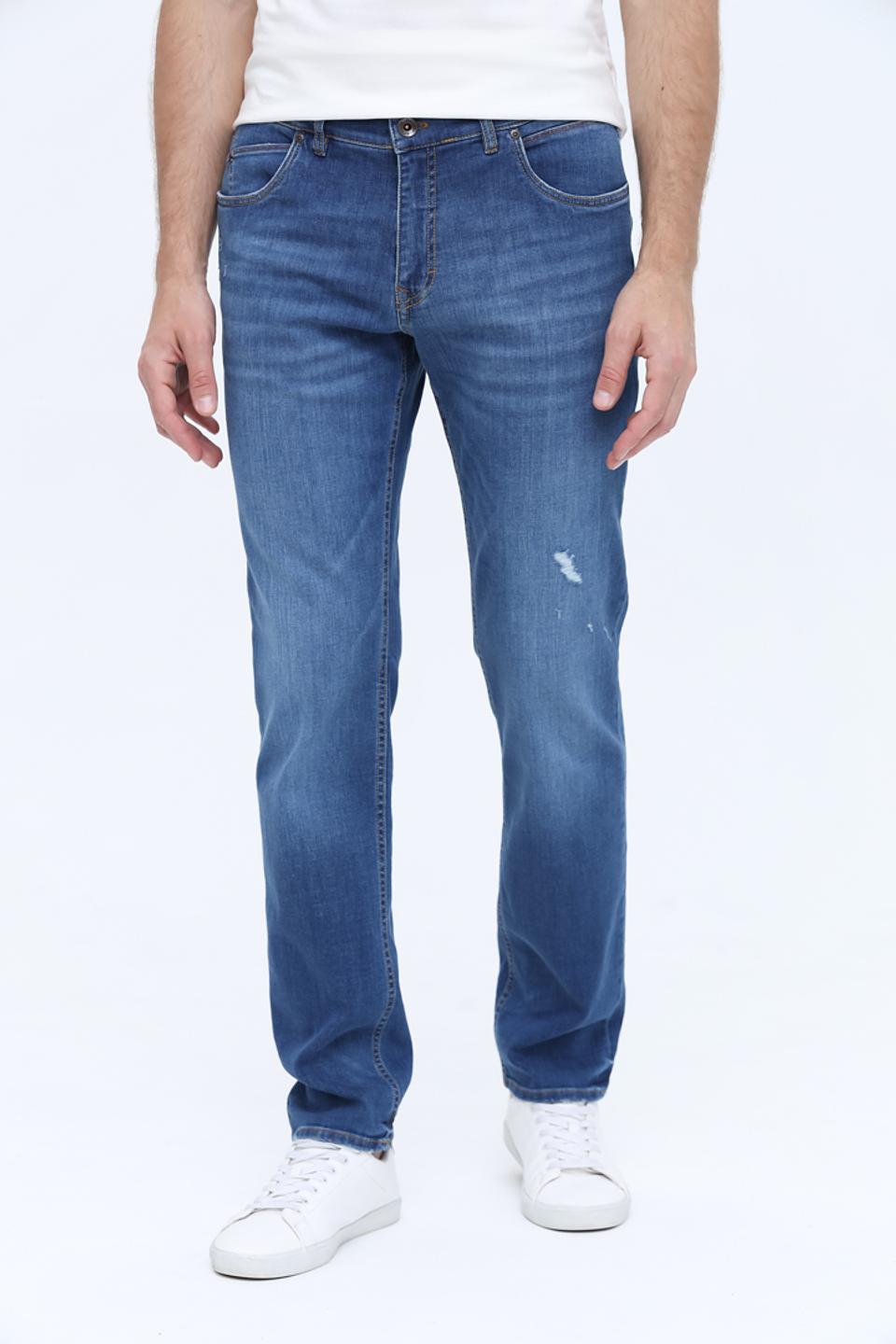 Джинсы Gardeur с потертостями