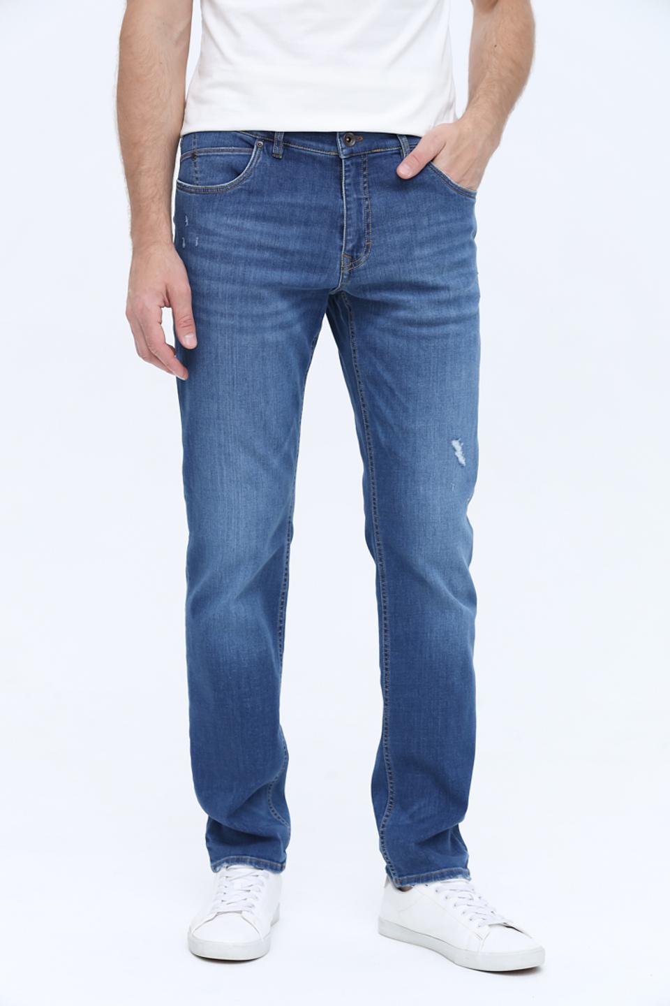 Джинсы Gardeur с потертостями