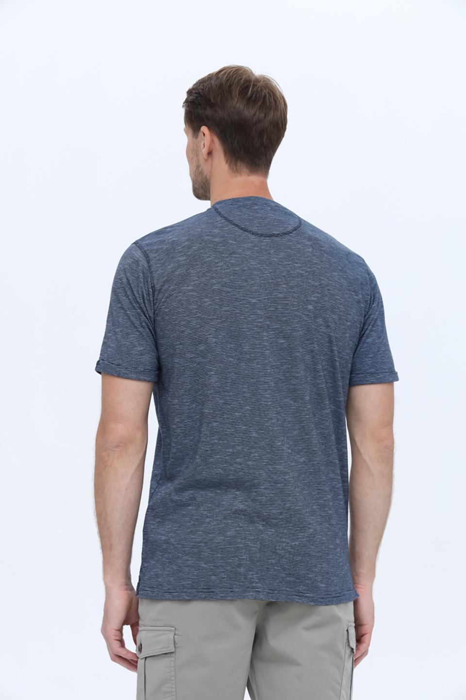 Футболка Casa Moda с планкой синяя