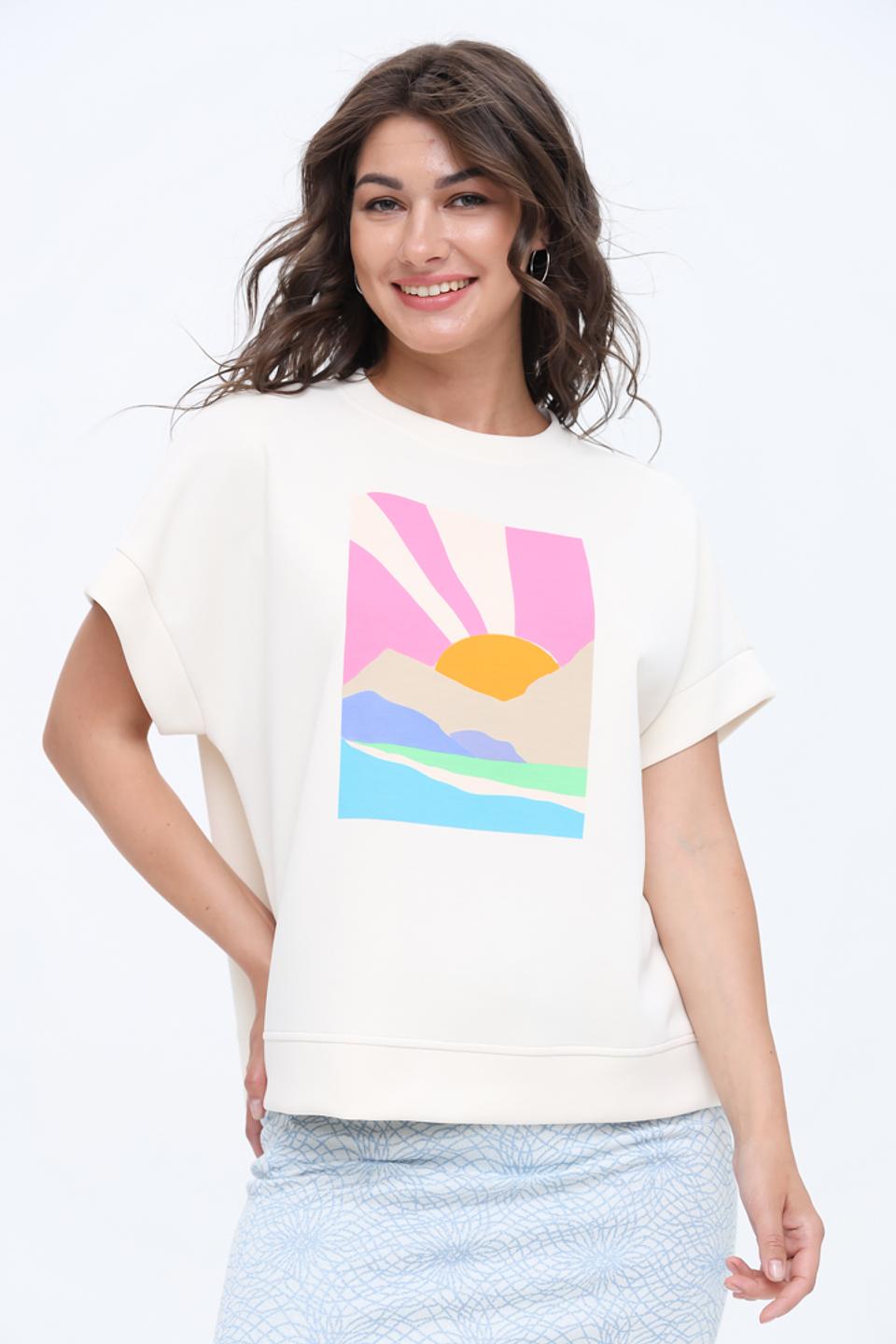 Футболка Rich and Royal с принтом