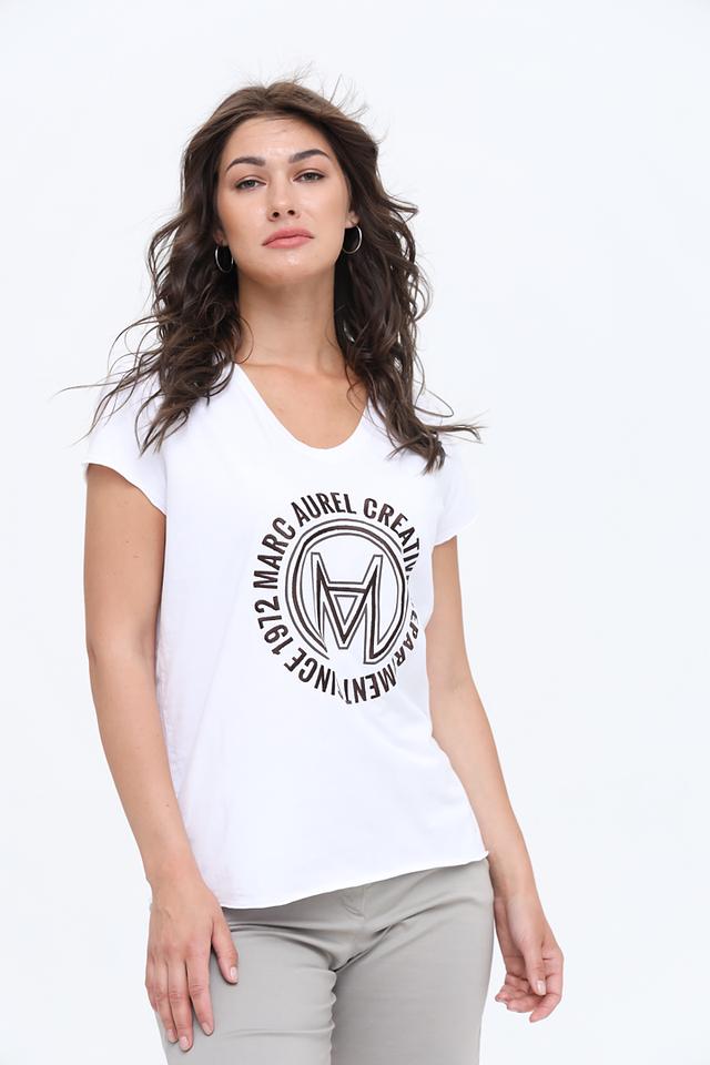 Футболка Marc Aurel с принтом