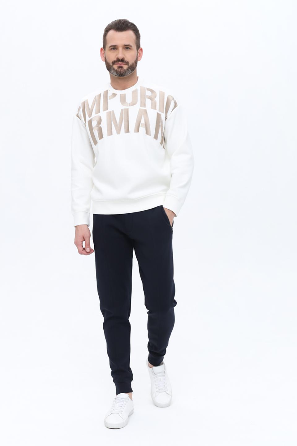 Брюки спортивные Emporio Armani тёмно-синие