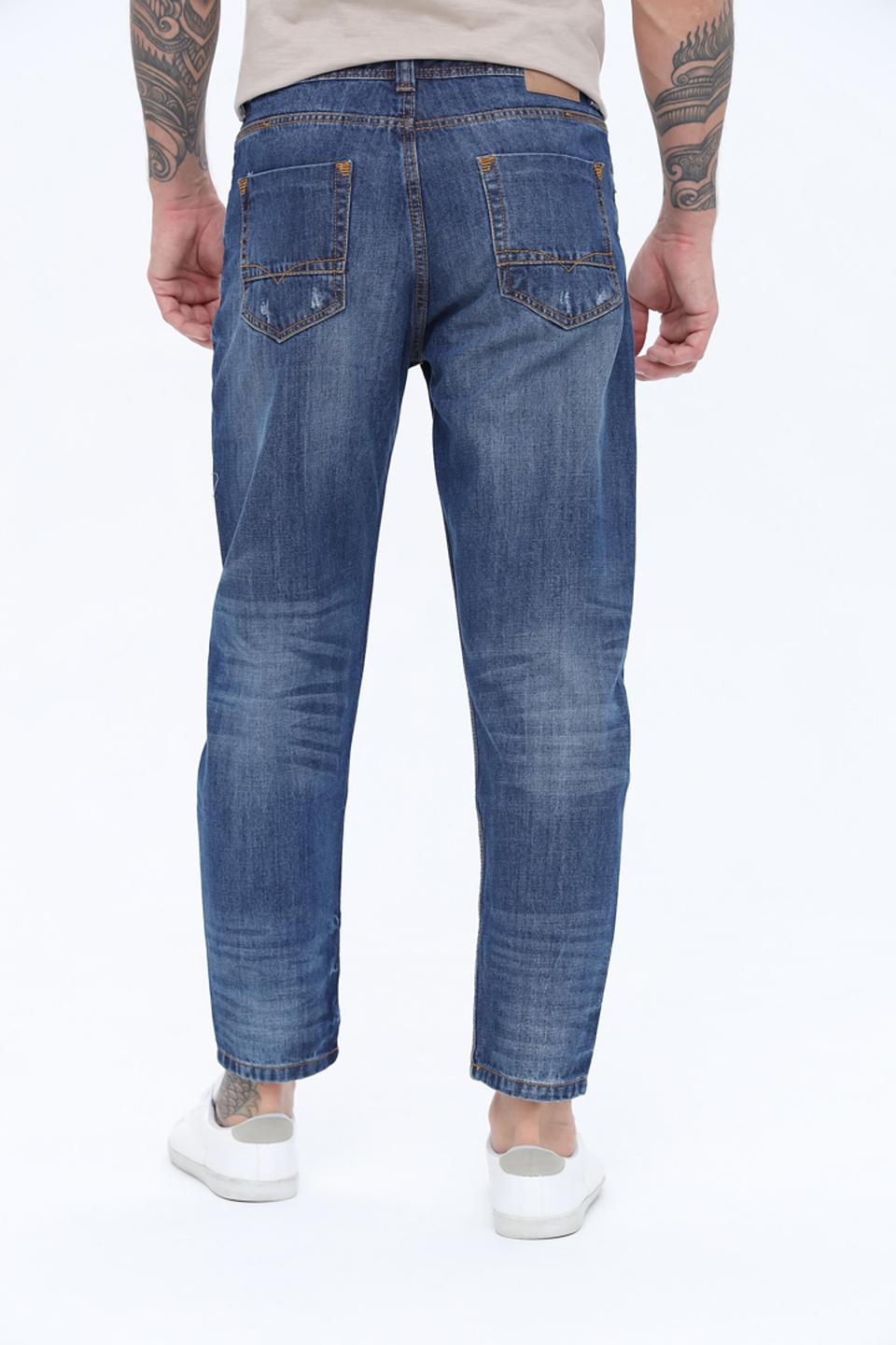 Джинсы Alcott с потертостями синие