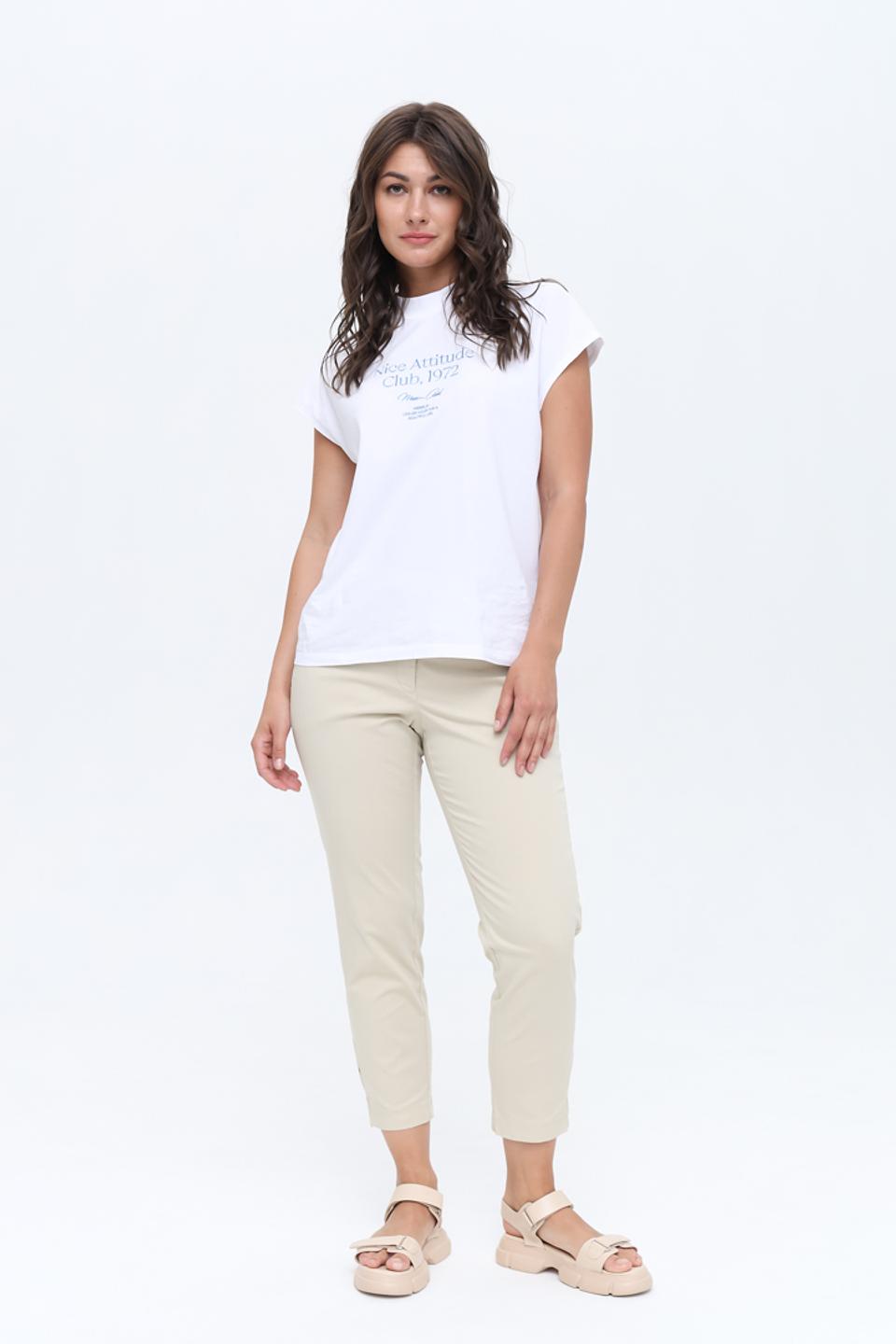 Брюки Zerres бежевые с молнией