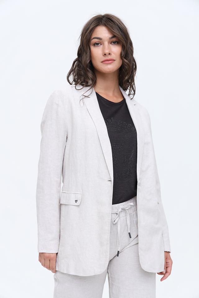 Жакет Zhrill льняной бежевый