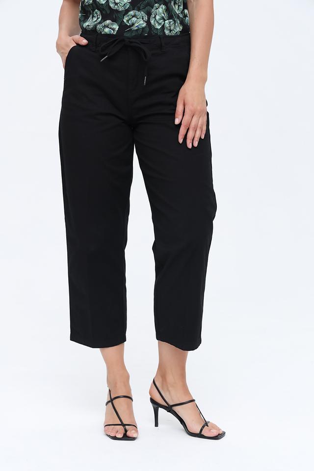 Брюки Time Zone чёрные с завязками