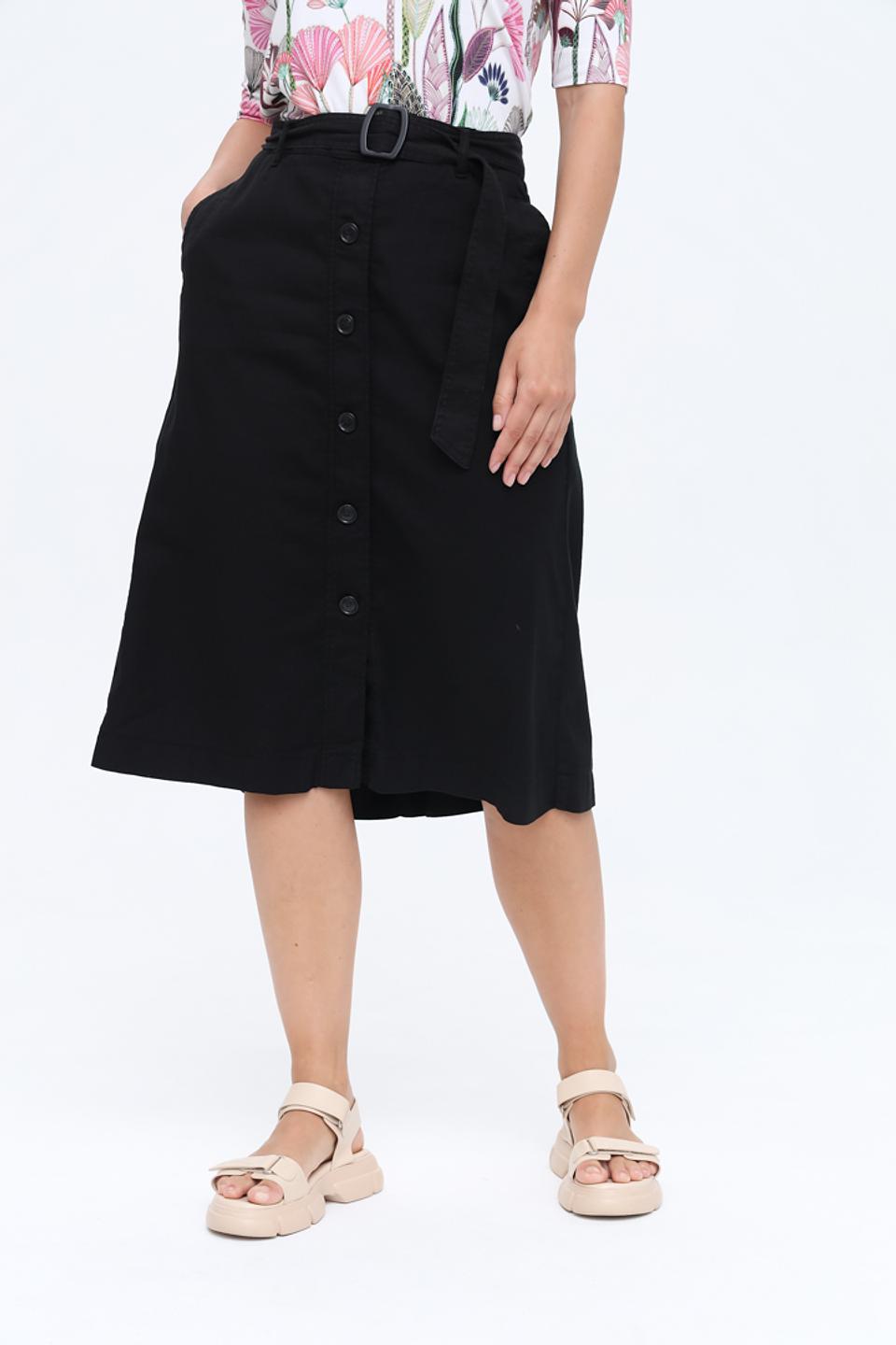 Юбка Gardeur чёрная с поясом