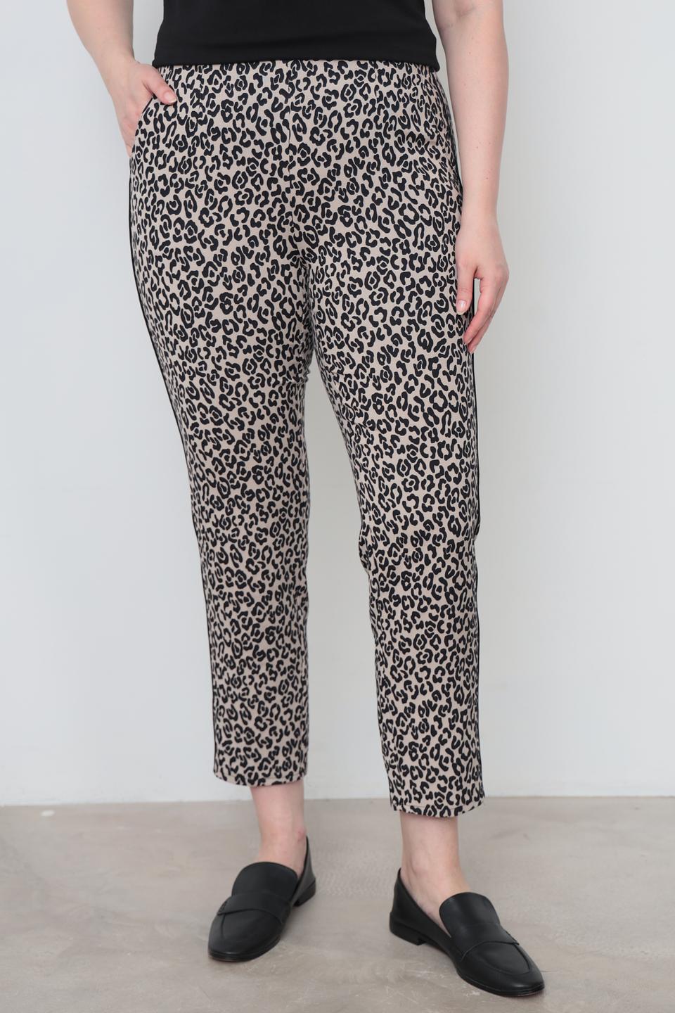 Брюки Frank Walder в леопардовый принт