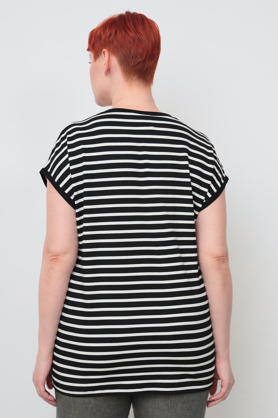 Футболка Doris Streich с принтом зебра