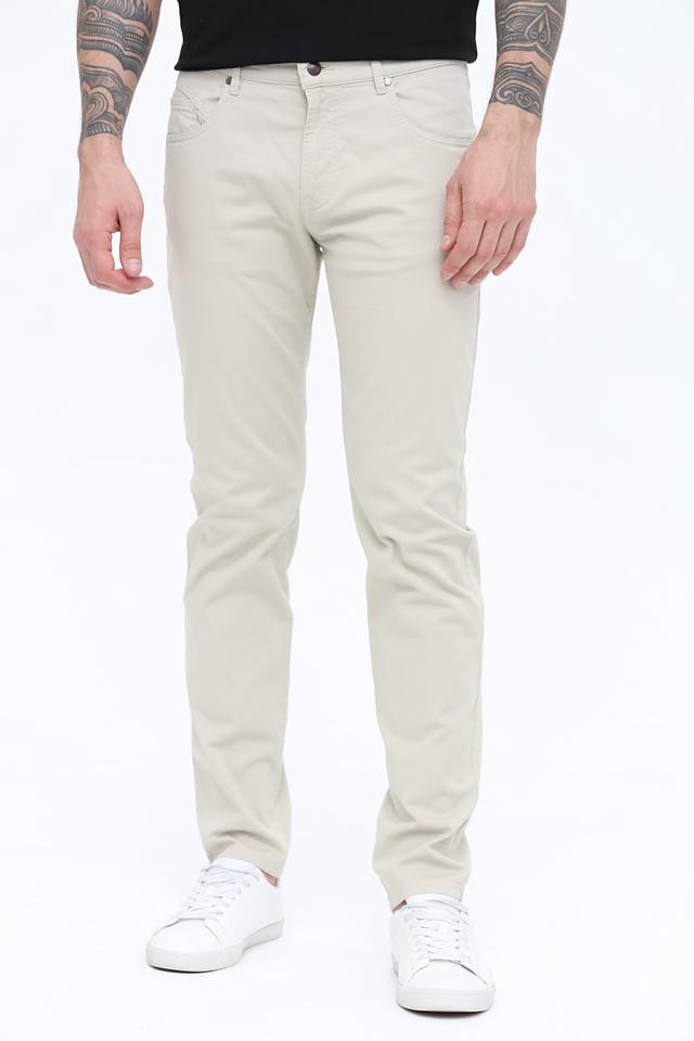 Брюки Bugatti Slim Fit бежевые