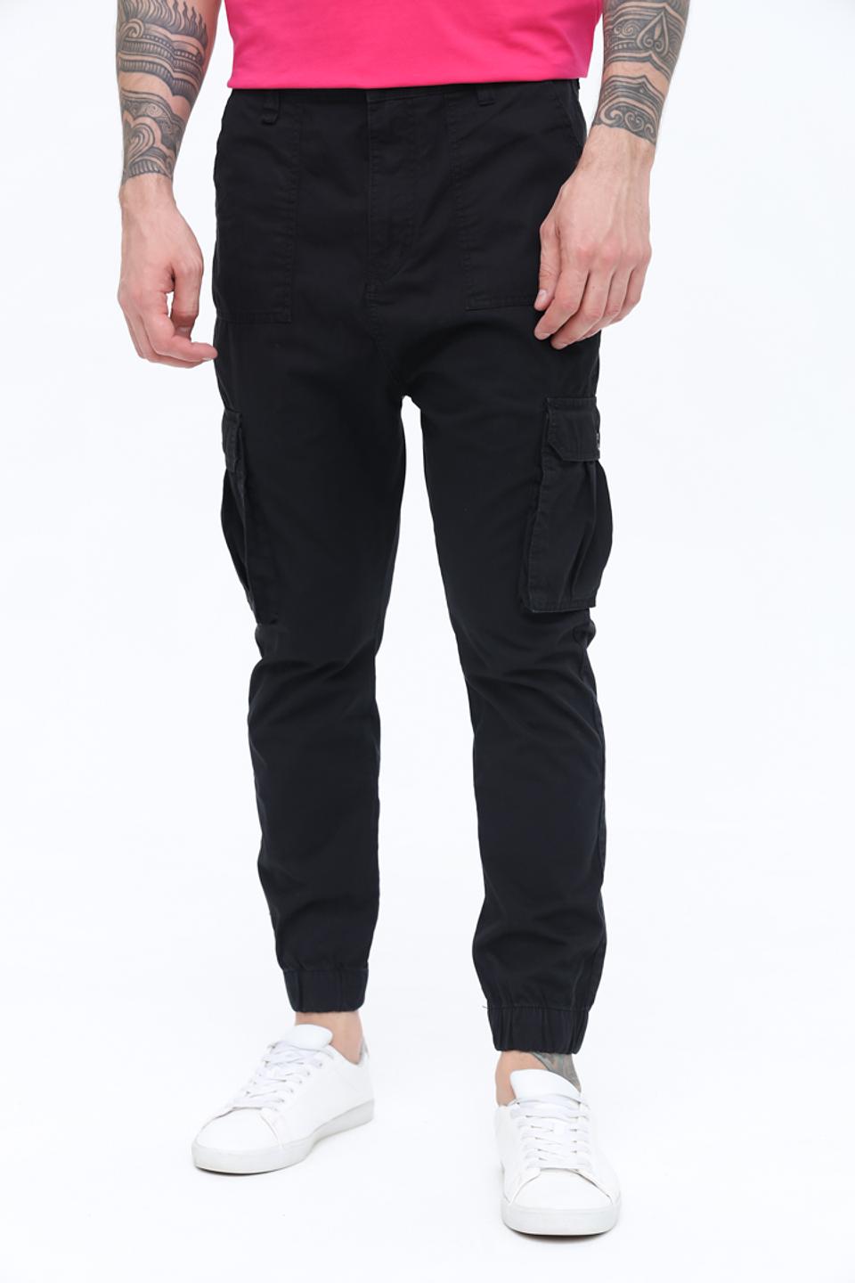 Брюки карго Alcott чёрные