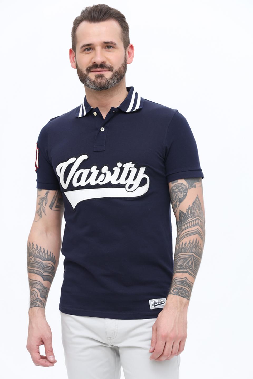 Поло Alcott Varsity синее