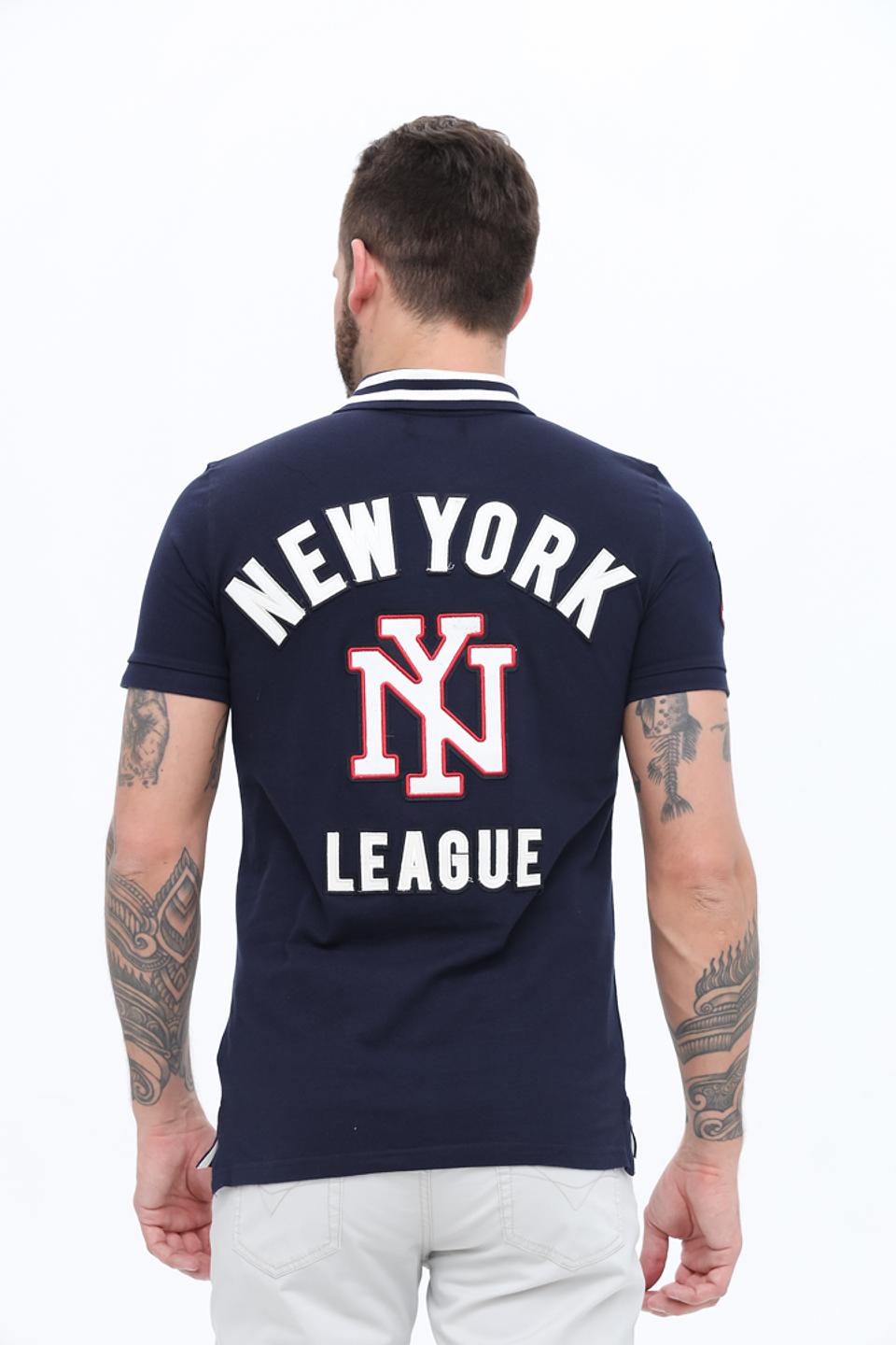 Поло Alcott Varsity синее