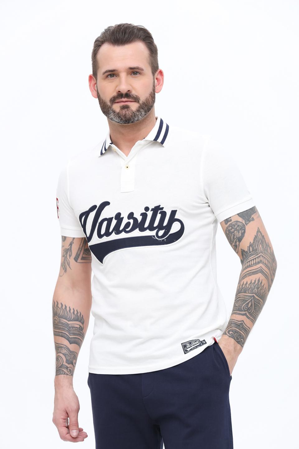 Поло Alcott Varsity белый
