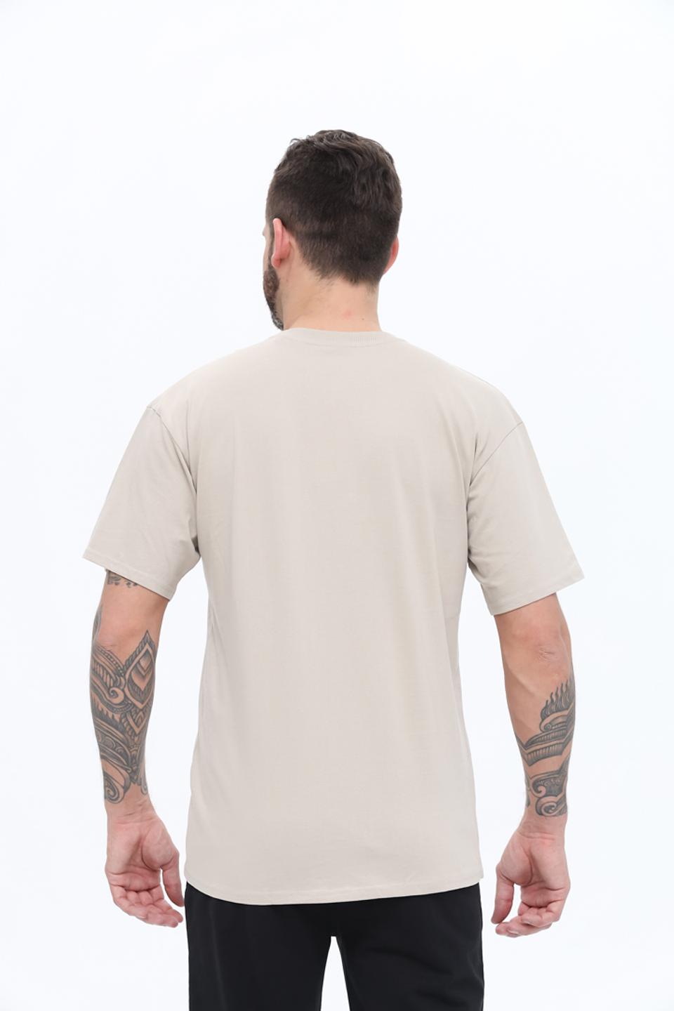 Футболка Alcott Crew бежевая