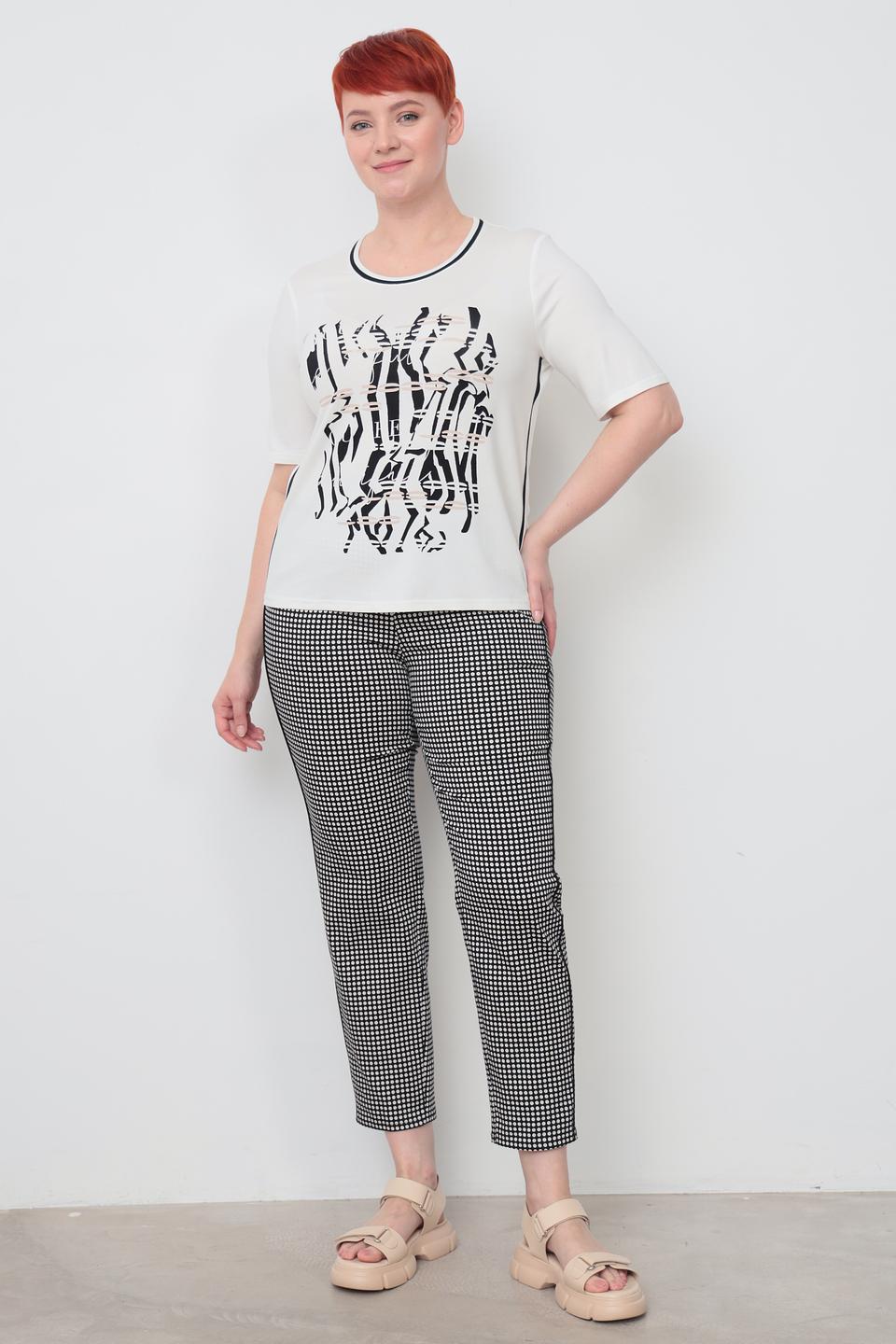 Брюки Frank Walder в горошек