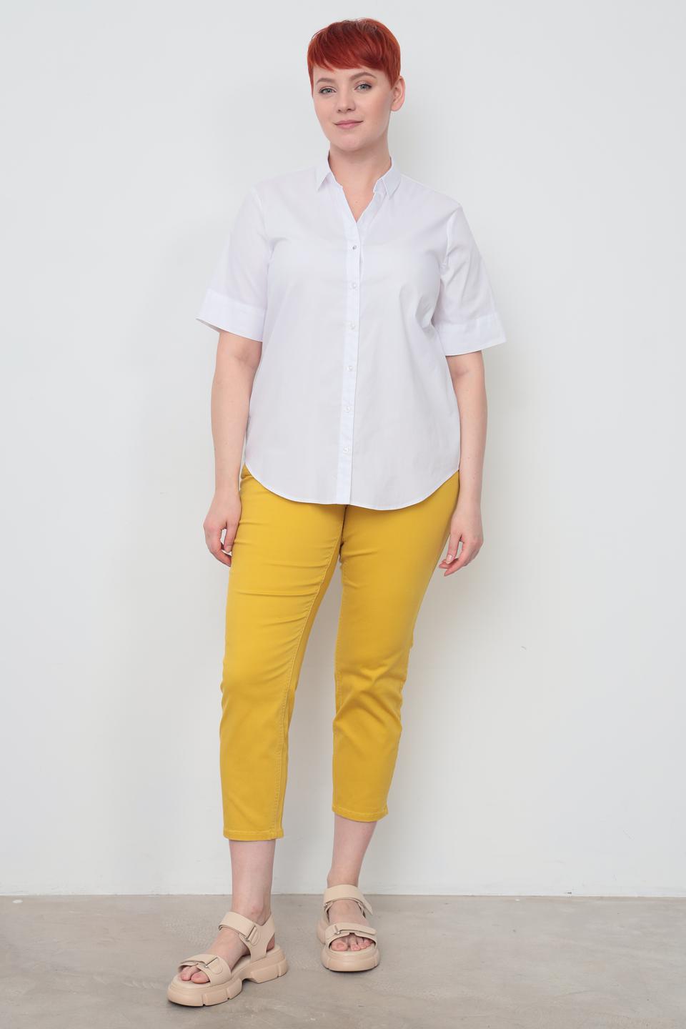 Рубашка Erfo женская белая с коротким рукавом