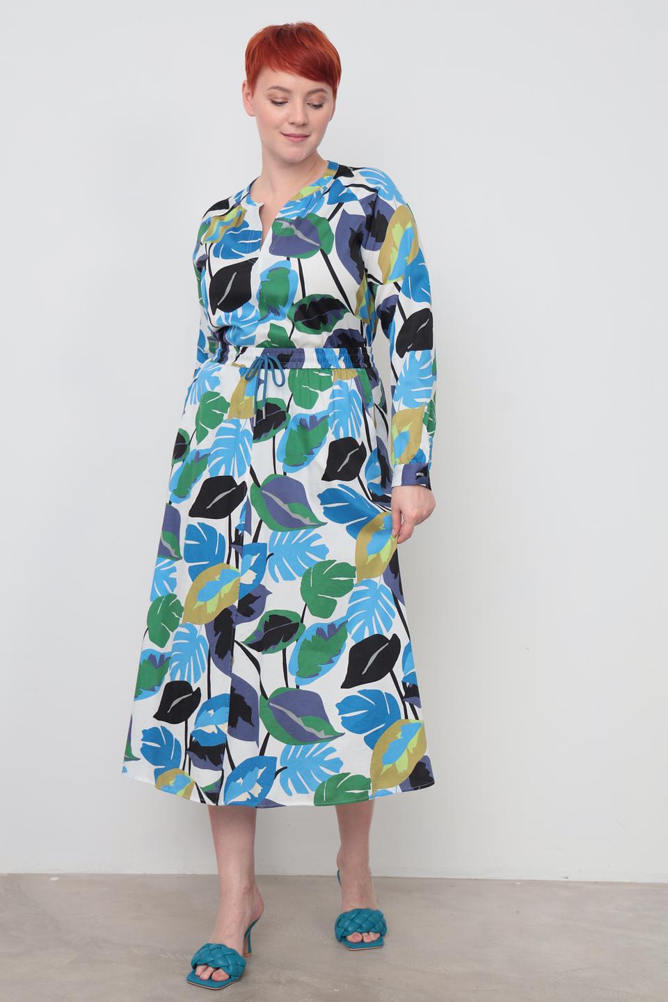 Блуза Be Yourself с тропическим принтом