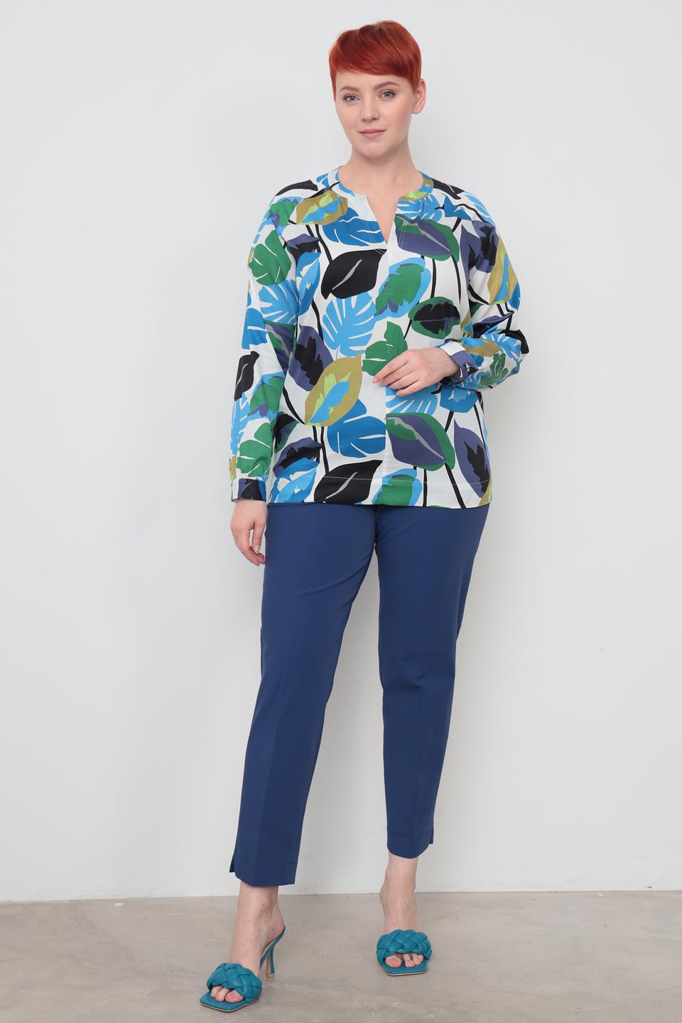 Блуза Be Yourself с тропическим принтом