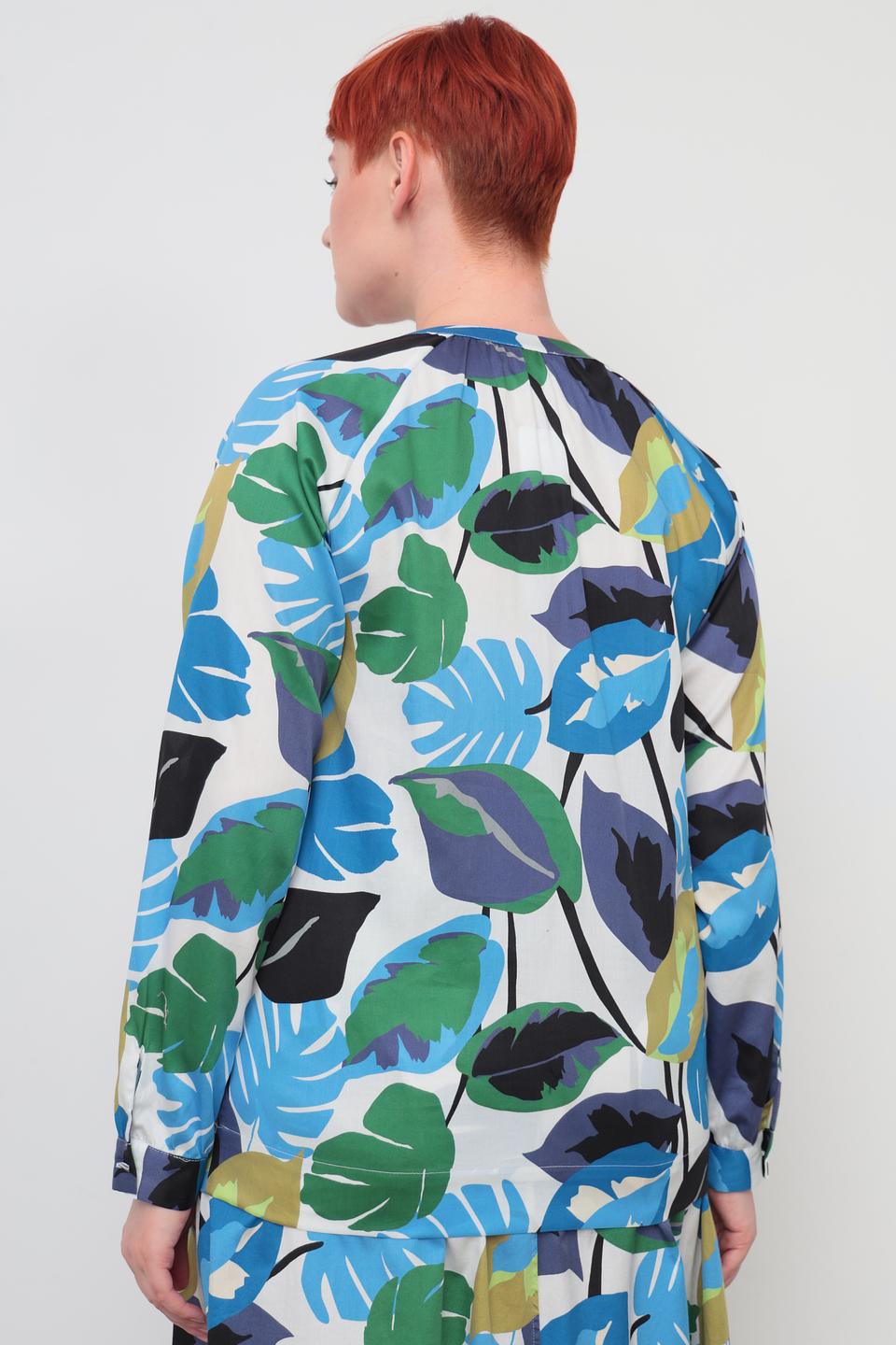 Блуза Be Yourself с тропическим принтом
