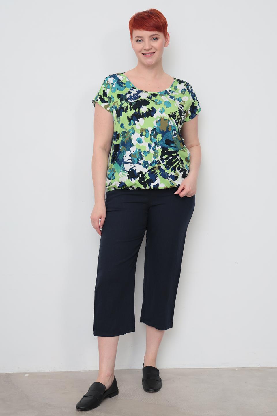 Брюки кюлоты Relaxed by Toni темно-синие