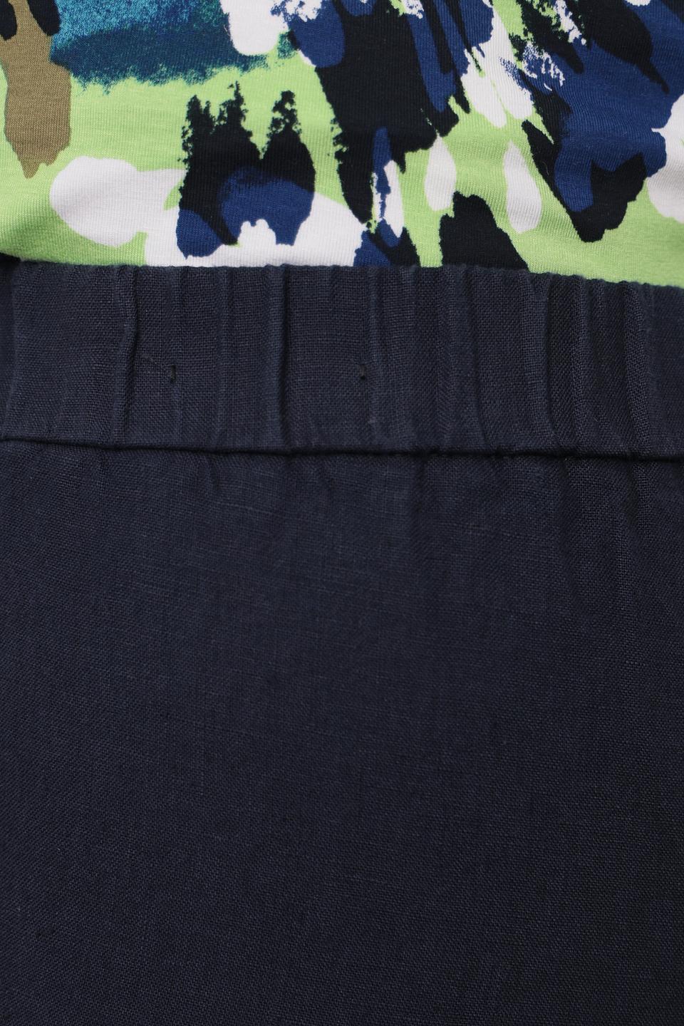 Брюки кюлоты Relaxed by Toni темно-синие