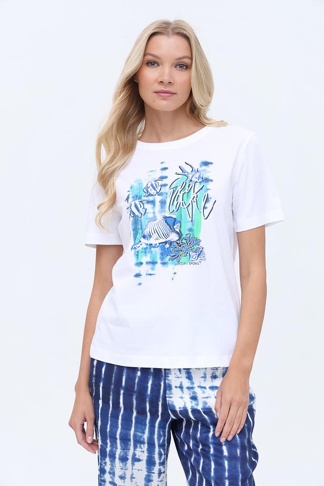 Футболка Marc Cain Sports с принтом