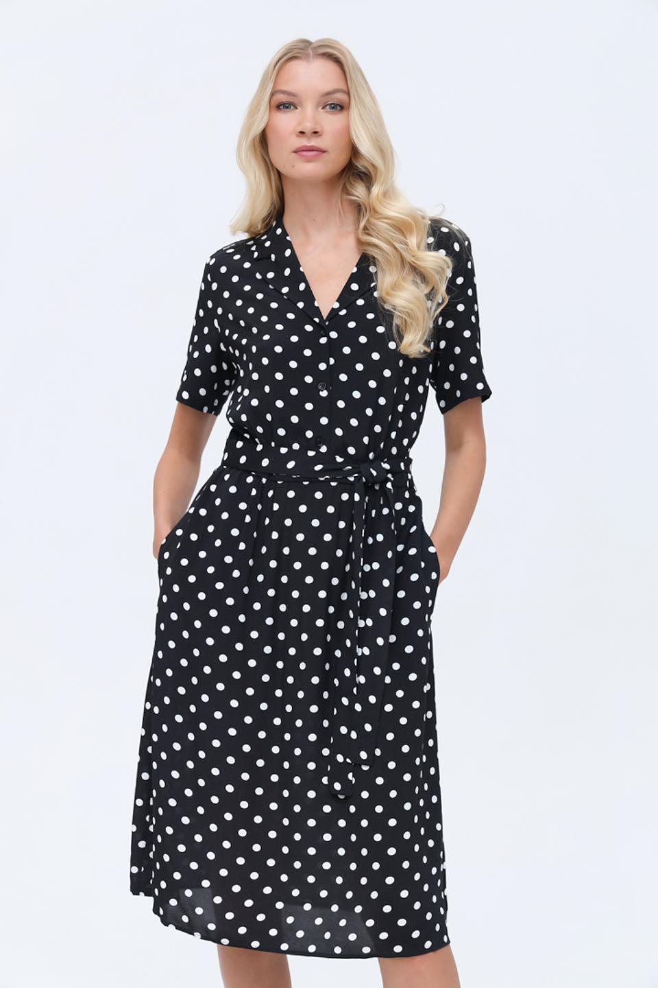 Платье в горошек Just Valeri