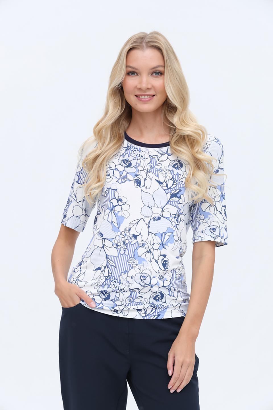 Футболка Just Valeri с цветочным принтом