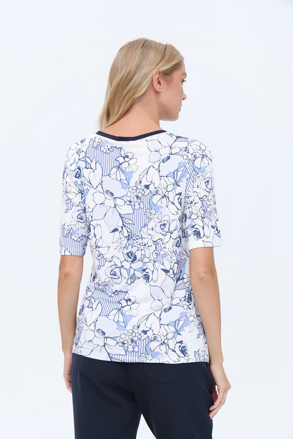 Футболка Just Valeri с цветочным принтом