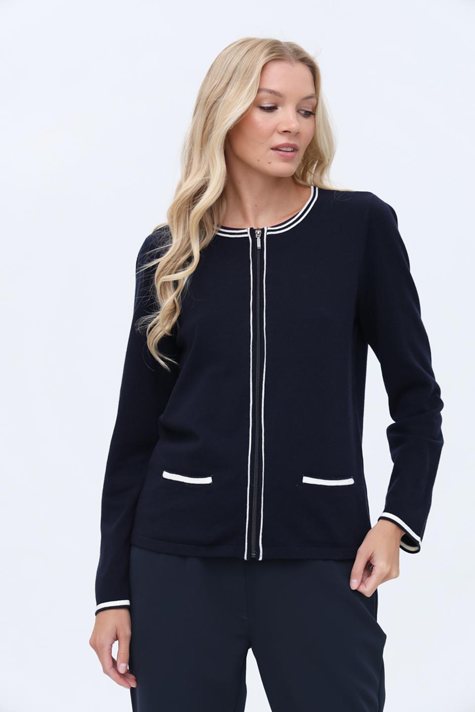 Жакет Just Valeri с белой отделкой