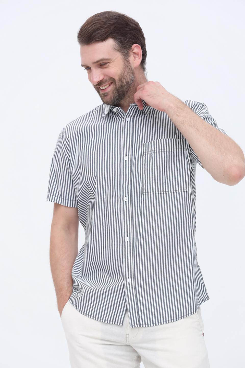 Рубашка кр Tom Tailor в полоску