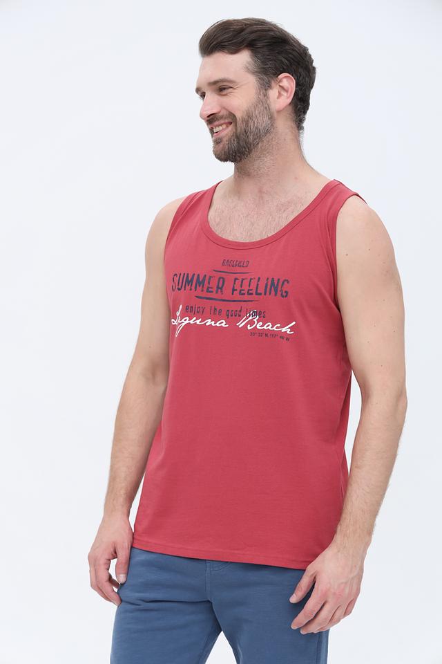 Майка Basefield с принтом красный