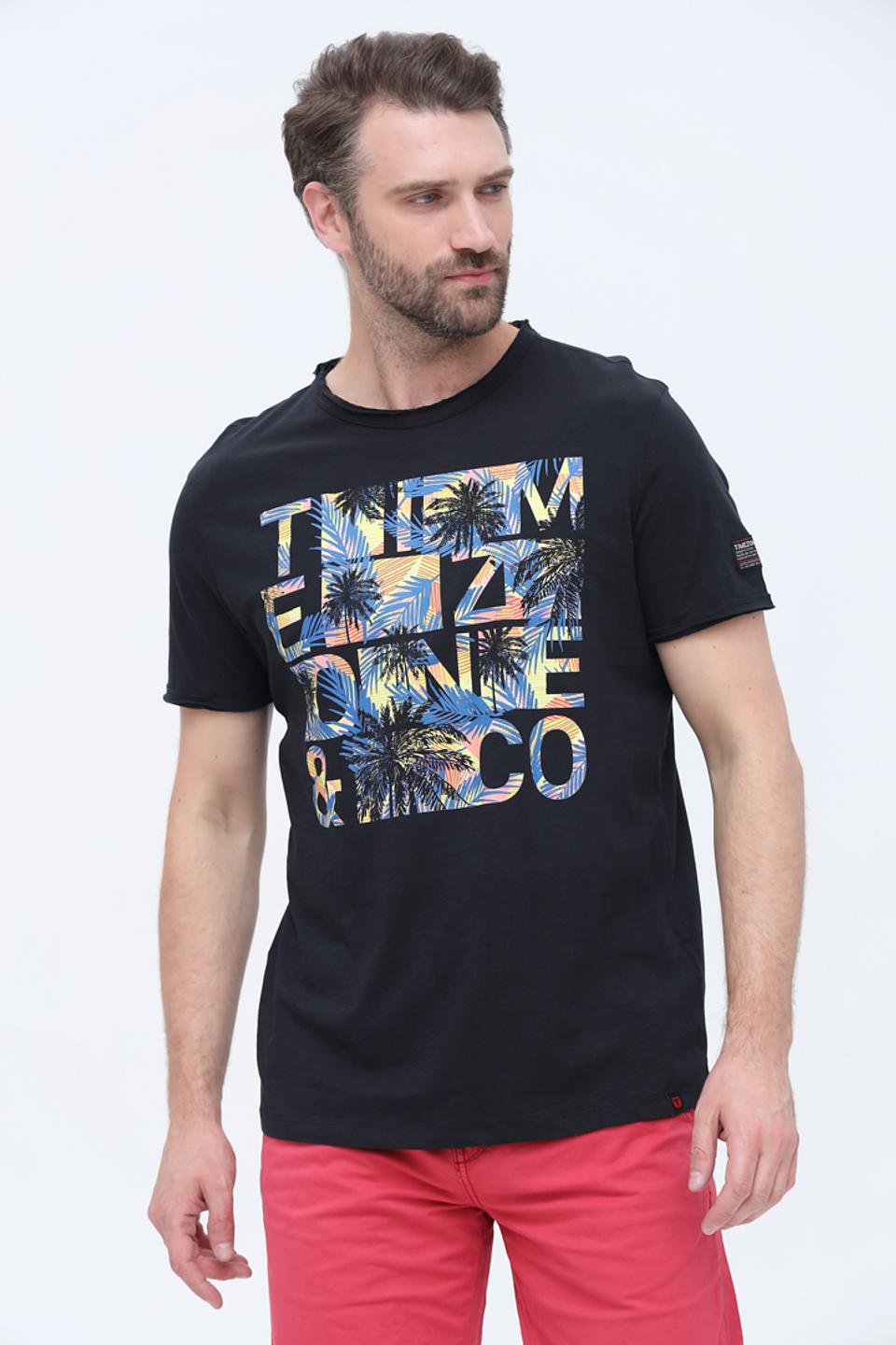 Футболка Time Zone с тропическим принтом