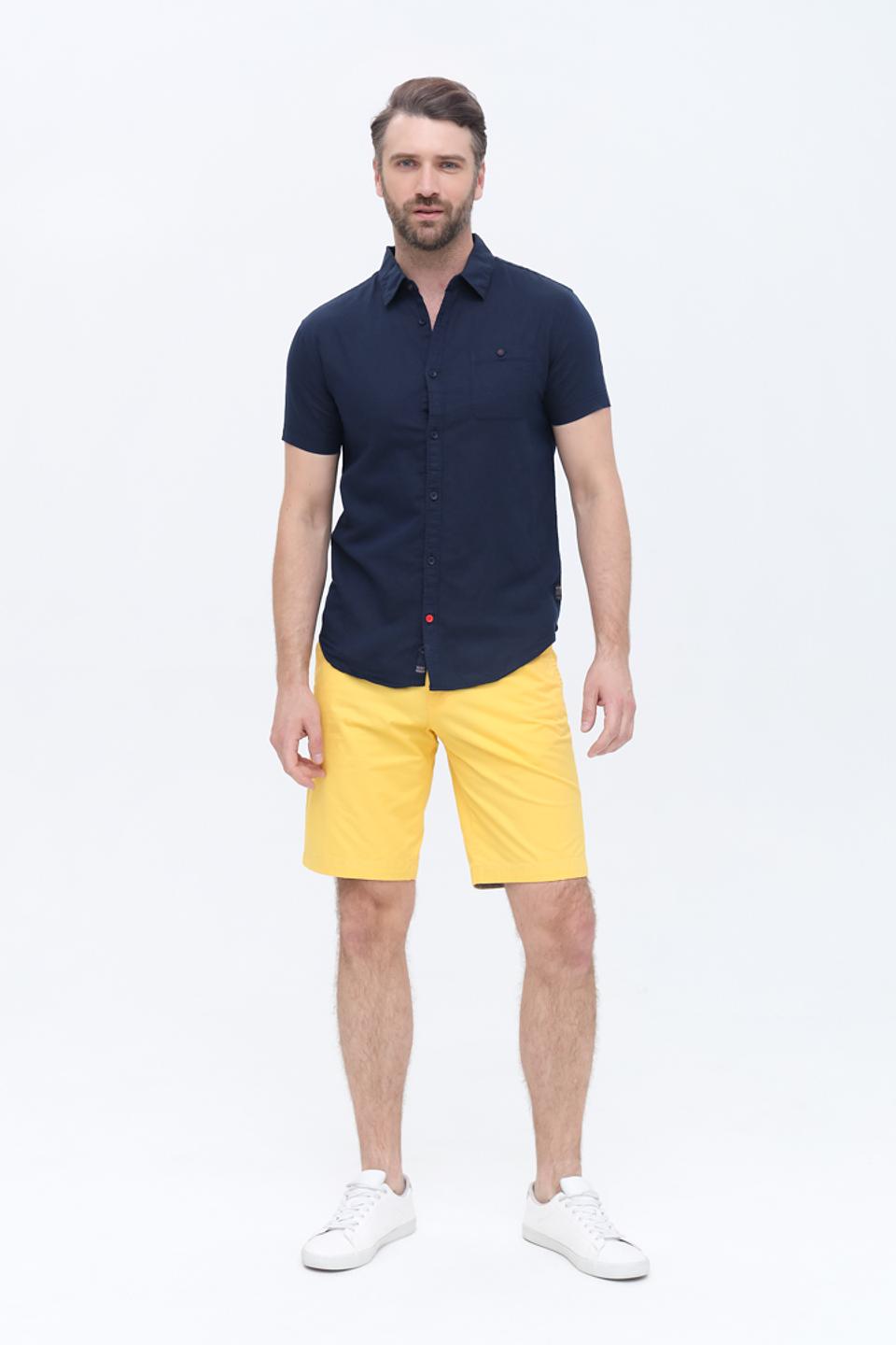 Рубашка кр Time Zone синяя