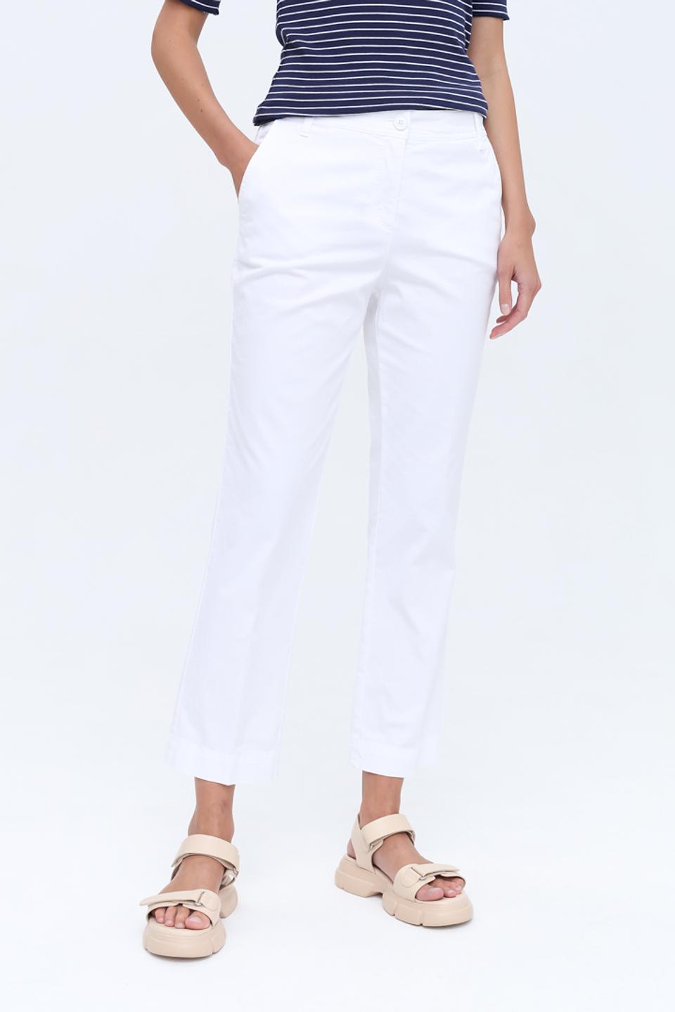 Брюки Marc Cain белые укороченные