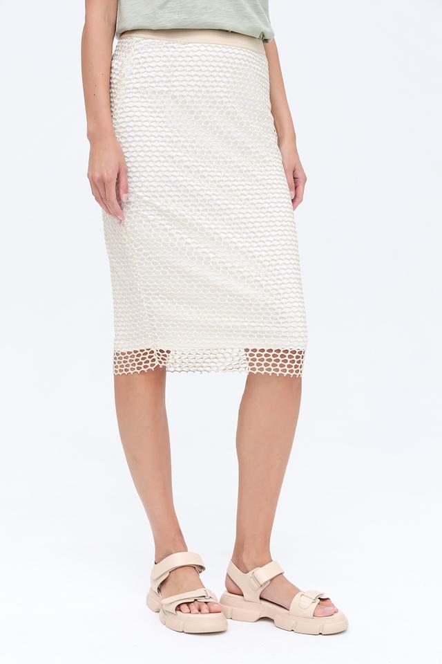 Юбка Gerry Weber с кружевом бежевая